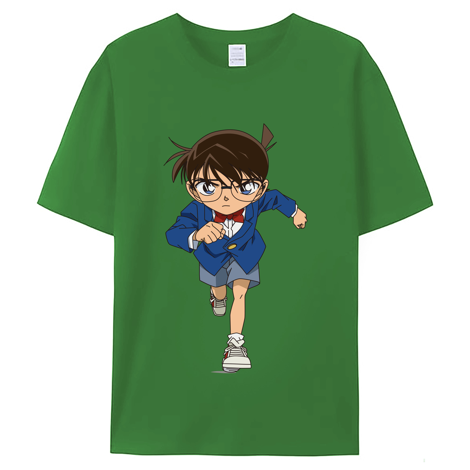 （画像用） 名探偵コナン 江戸川 コナン Detective Conan Conan Edogawa レディースカジュアルプリントTシャツ（綿100％）